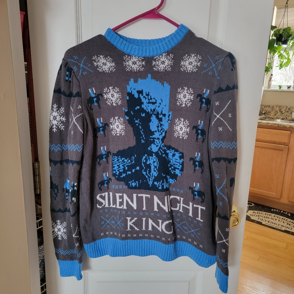 GOT Night King Ugly Holiday Sweater S